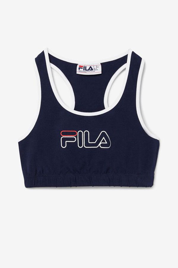 Fila Rebeca Bra Women's T-Shirts - Navy/White/Red,NZ 475-8297